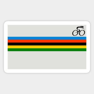 Bike Stripes World Road Race Champion Magnet